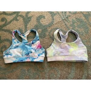 DSG Dick's Sporting Goods Sports Bra Set of 2 Youth S 8-9 Cheer Dance
